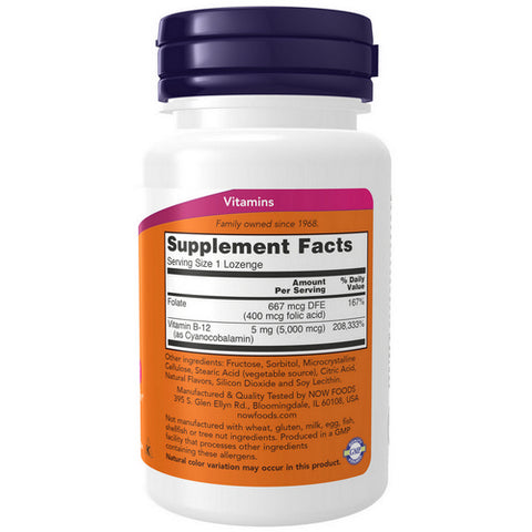 Now Foods, Vitamin B-12, 1000 mcg, 60 Tabs
