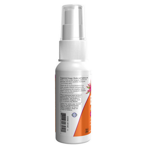 Now Foods, Vitamin B-12 Liposomal Spray, 2 OZ
