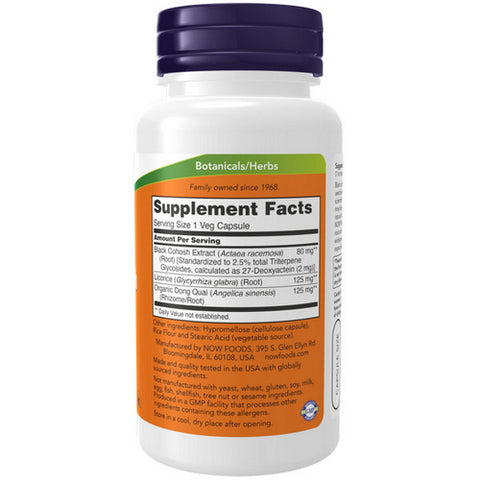 Now Foods, Black Cohosh Root, 80 mg, 90 Caps