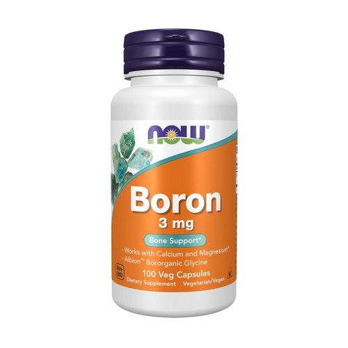 Now Foods, Boron, 3 Mg, 100 Veg Caps