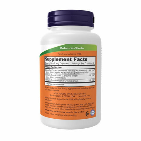 Now Foods, Boswellia Extract, 250 mg, 120 Caps