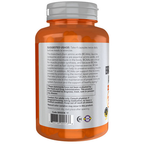 Now Foods, Branch Chain Amino Acids, 120 Caps