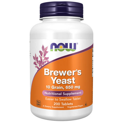 Now Foods, Brewer's Yeast, 650 Mg, 200 Tabs