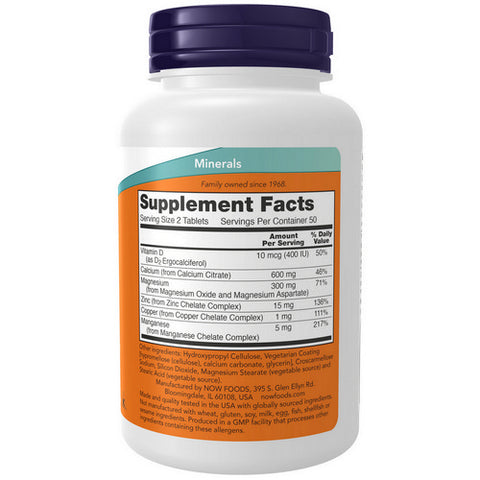 Now Foods, Calcium Citrate, 100 Tabs