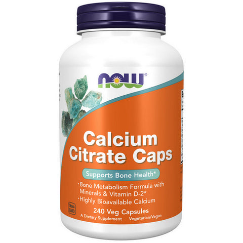 Now Foods, Calcium Citrate, 240 Veg Caps