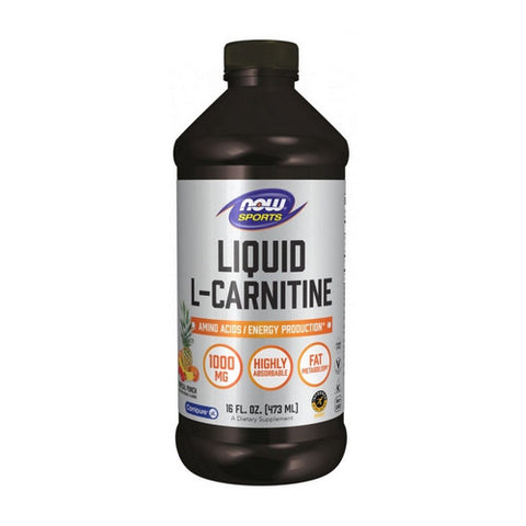 Now Foods, L-Carnitine, Liquid Tropical Punch 16 OZ