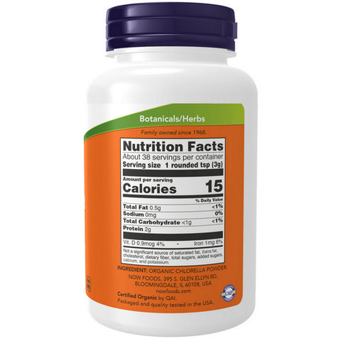 Now Foods, Chlorella Powder, 4 OZ