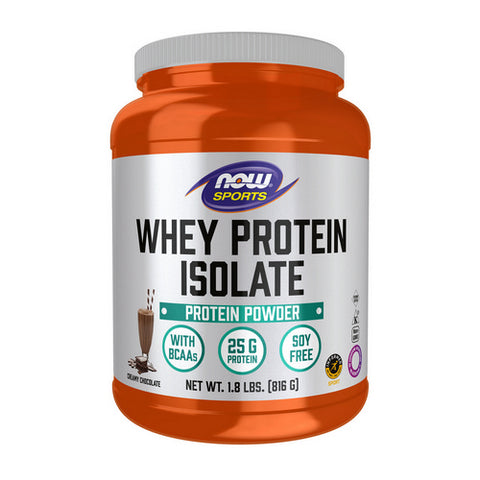 Now Foods, Whey Protein Isolate, Dutch Chocolate, 1.8 lbs