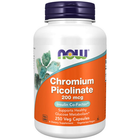 Now Foods, Chromium Picolinate, 200 Mcg, 250 Veg Caps