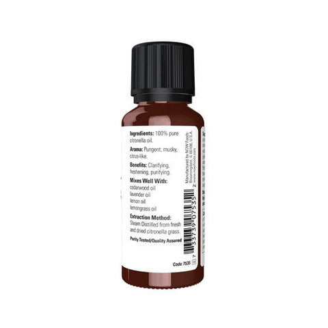 Now Foods, Citronella Oil, 1 OZ Now Foods