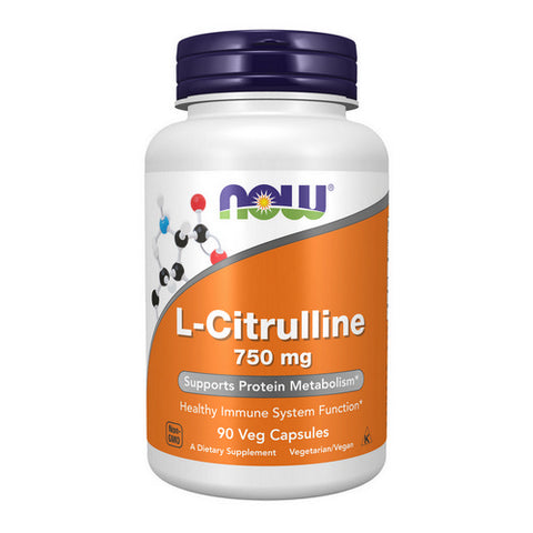 Now Foods, L-Citrulline, 750 mg, 90 Caps