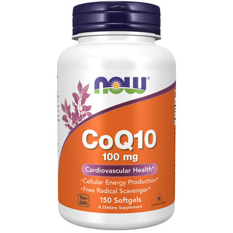 Now Foods, CoQ10, 100 mg, 150 Sgels
