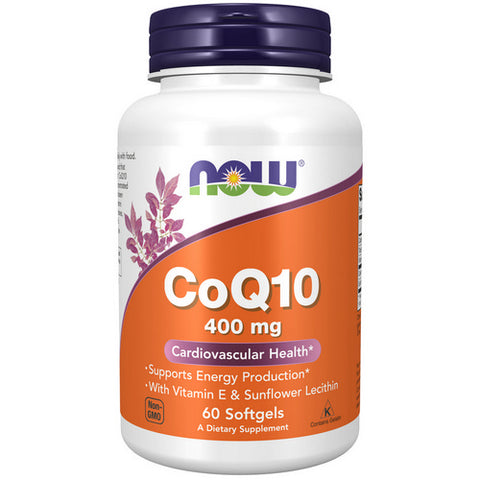 Now Foods, CoQ10, 400 mg, 60 Softgels