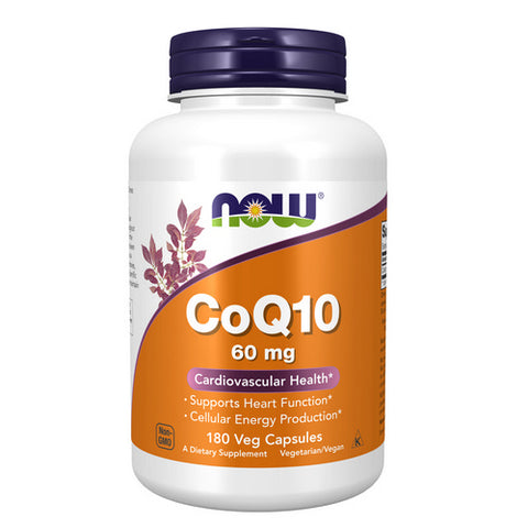 Now Foods, CoQ10, 60 mg, 180 Vcaps