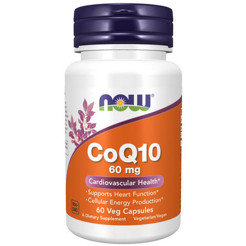 Now Foods, CoQ10, 60 mg, 60 Vcaps
