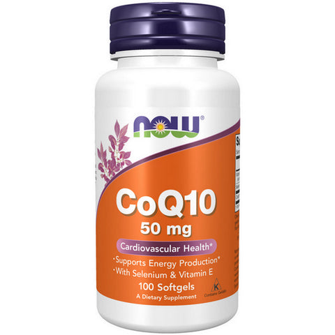 Now Foods, CoQ10, 50 mg, 100 Sofgels