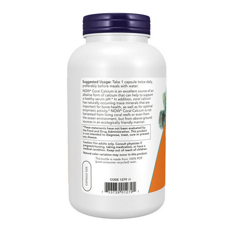 Now Foods, Coral Calcium, 1000 mg, 250 Vcaps