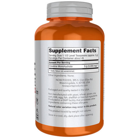 Now Foods, Creatine Monohydrate Powder, 8 OZ (227 gm)