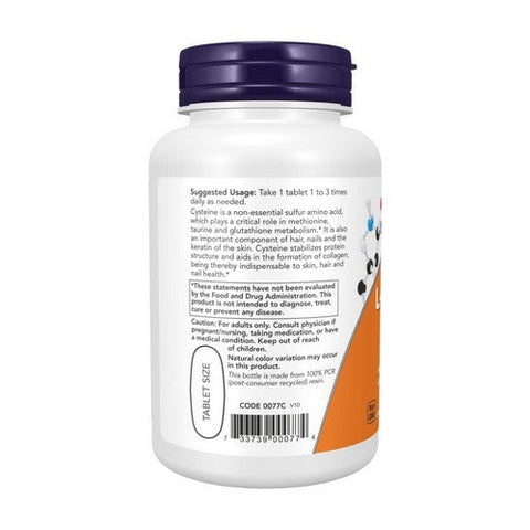 Now Foods, L-Cysteine, 500 mg, 100 Tabs Now Foods