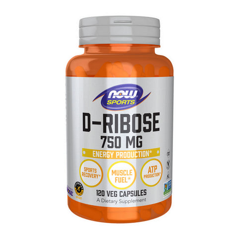 Now Foods, D-Ribose, 750 mg, 120 Caps