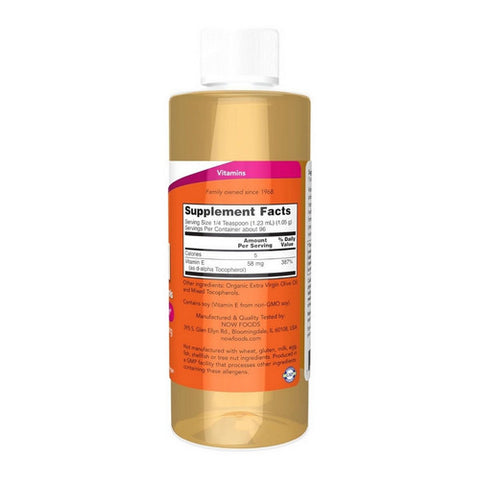 Now Foods, Vitamin E-Oil, 58 Mg, 4 Oz