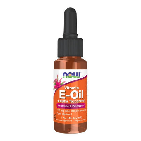 Now Foods, Vitamin E-Oil Vegetarian, 1 OZ