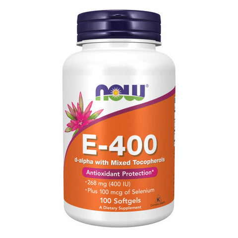 Now Foods, Vitamin E, 400 IU, 100 Sgels
