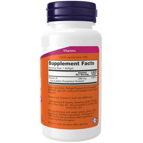 Now Foods, E-400, 100 Softgels