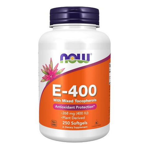 Now Foods, Vitamin E-400 With Mixed Tocopherols, 250 Softgels