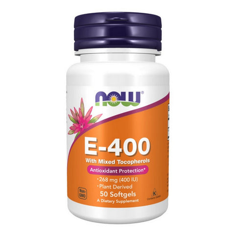 Now Foods, E-400 MT, 50 Soft Gels