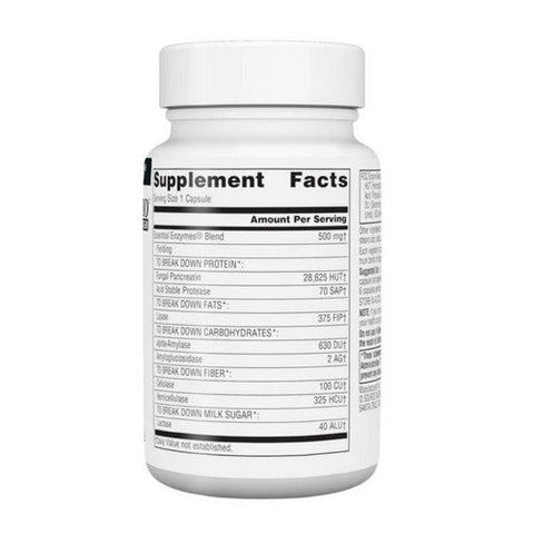 Source Naturals, Essential Enzymes, 500 mg, Vegetarian 60 VCaps Source Naturals
