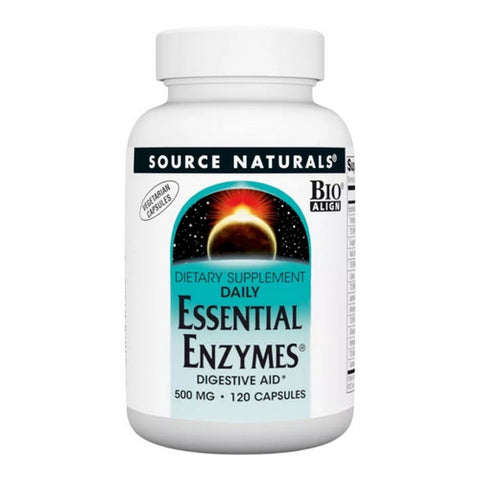 Source Naturals, Essential Enzymes, 500 mg, Vegetarian 120 VCaps