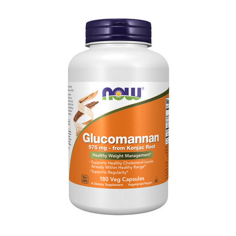 Now Foods, Glucommanan, 575 mg, 180 Caps