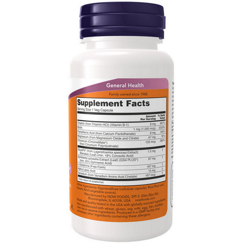Now Foods, Glucose Metabolism Support, 90 Caps