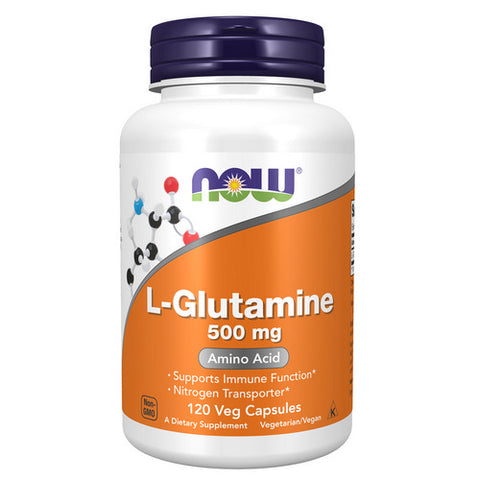 Now Foods, L-Glutamine, 500 mg, 120 Caps