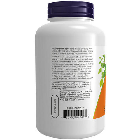 Now Foods, Green Tea Extract, 400 mg, 250 Caps