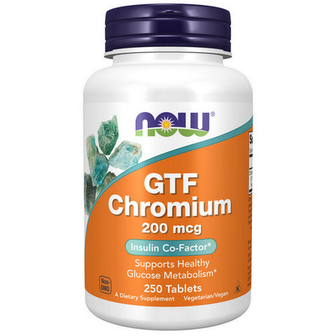 Now Foods, GTF Chromium, 200 Mcg, 250 Tabs