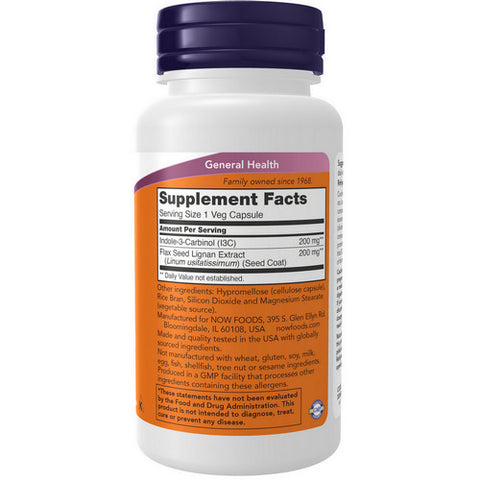 Now Foods, Indole-3-Carbinol (I3C), 200 mg, 60 Vcaps