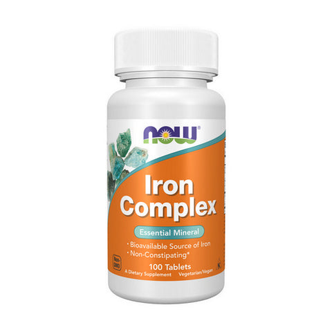 Now Foods, Iron Complex, 100 Tabs