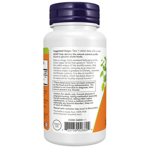 Now Foods, Kelp, 150mcg, 200 Tabs