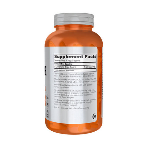 Now Foods, L-Glutamine, 1000 mg, 240 Caps