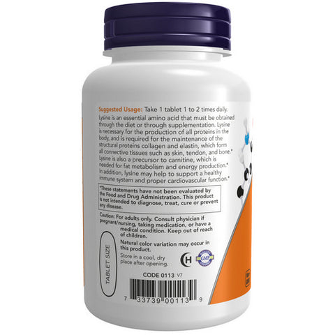 Now Foods, L-Lysine, 1000 mg, 100 Tabs