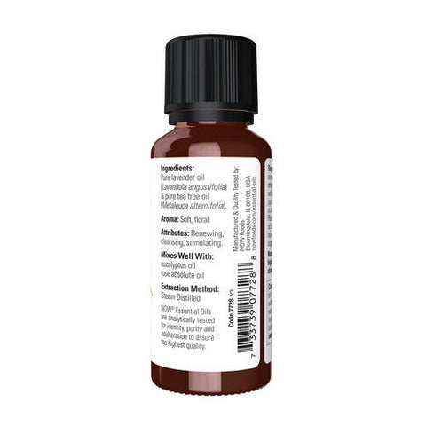 Now Foods, Lavender & Tea Tree Oil, 1 Oz Now Foods