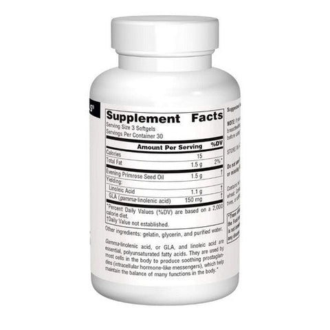 Source Naturals, Evening Primrose Oil, 500 mg, 90 Softgels Source Naturals