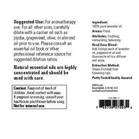 Now Foods, Lavender Oil, 16 OZ