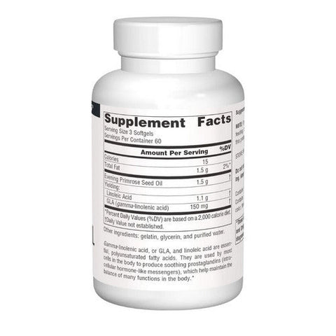 Source Naturals, Evening Primrose Oil, 500 mg, 180 Softgels Source Naturals
