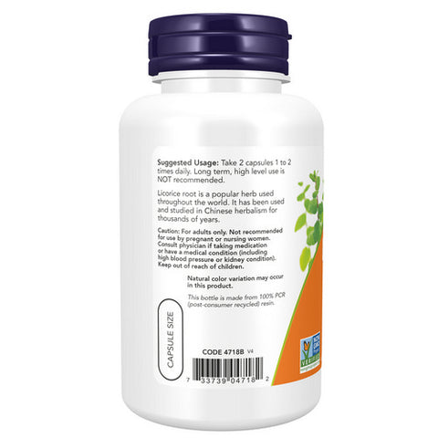 Now Foods, Licorice Root, 450 mg, 100 Caps