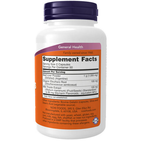 Now Foods, Liver Caps, 100 Caps