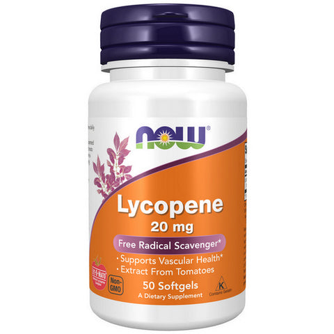 Now Foods, Lycopene, 20 mg, 50 Softgels