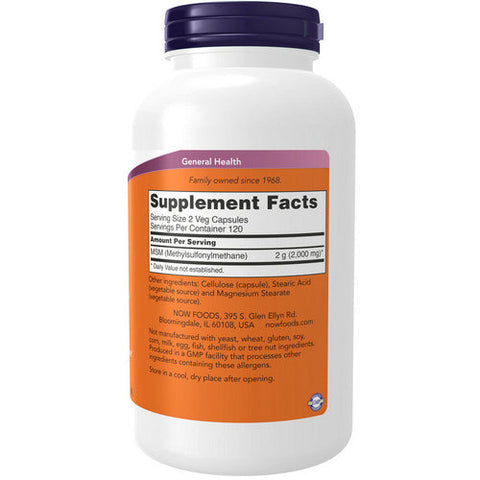 Now Foods, M.S.M, 1000 mg, 240 Caps Now Foods